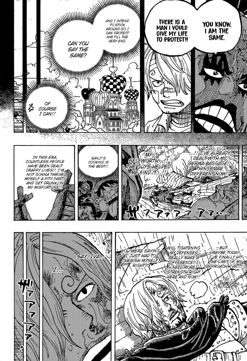 One Piece, Chapter 1196 - The worthless love of someone with a death wish image 15